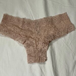 Victoria’s Secret Lace Cheeky Panties in Nude
